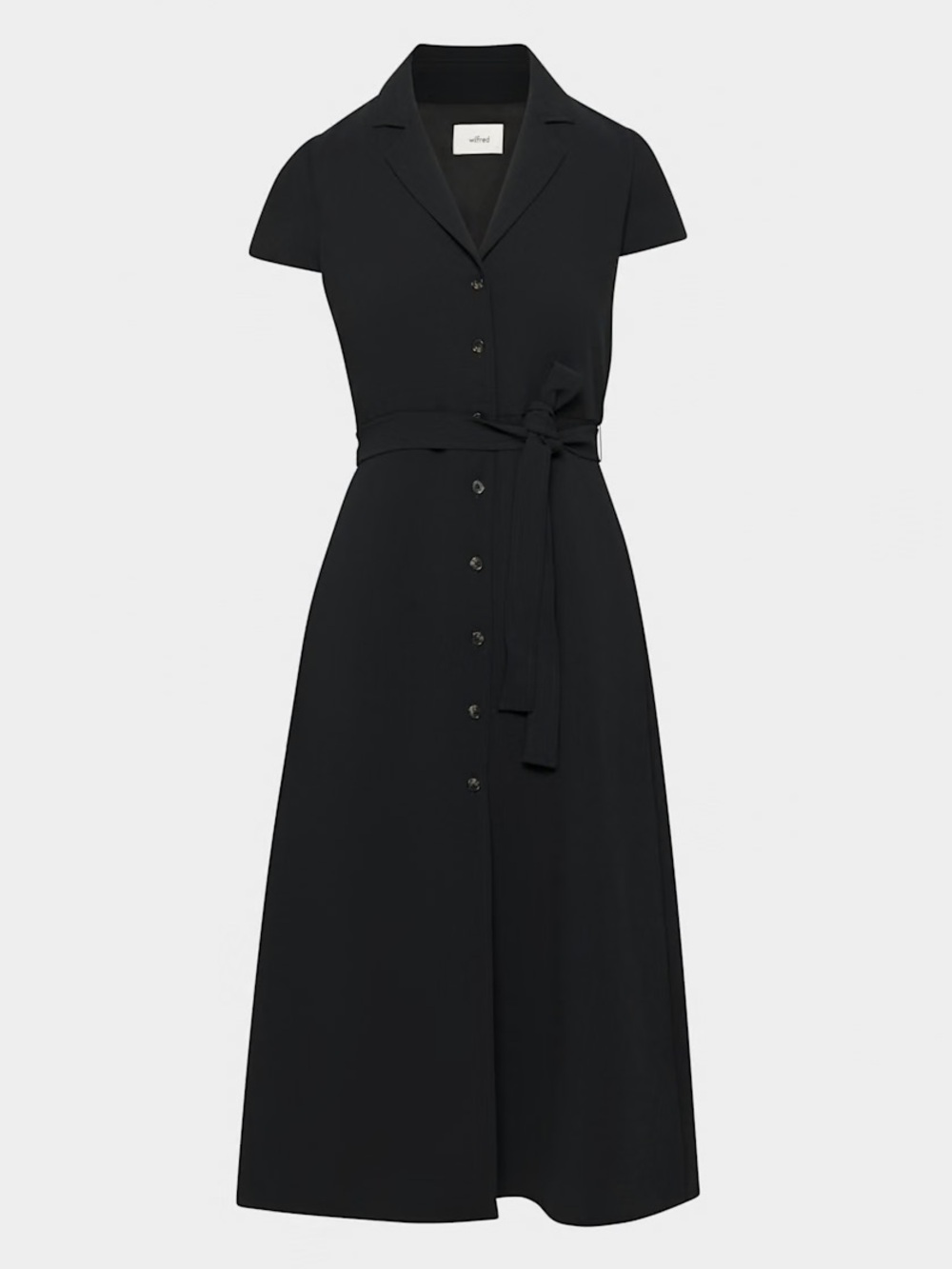 Aritzia Wilfred Shirt Dress Black